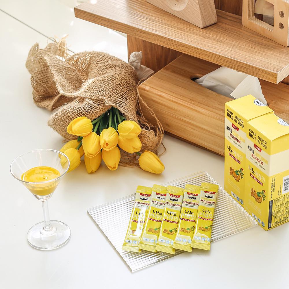 Nước nghệ hồng sâm CC247 – Hàn Quốc (10 gói)