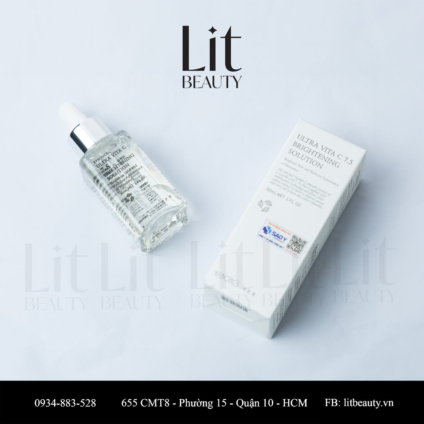 Ultra Vita C 7.5 Brightening Solution -  Tinh chất làm trắng da 30ML