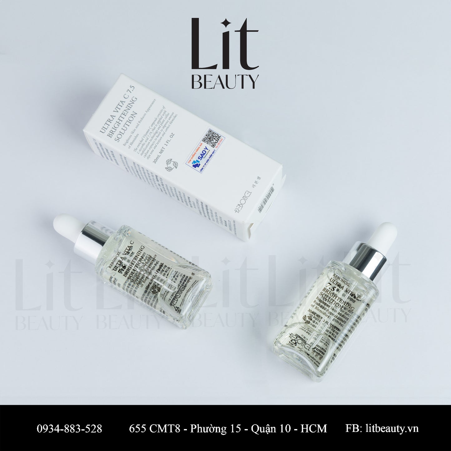Ultra Vita C 7.5 Brightening Solution -  Tinh chất làm trắng da 30ML