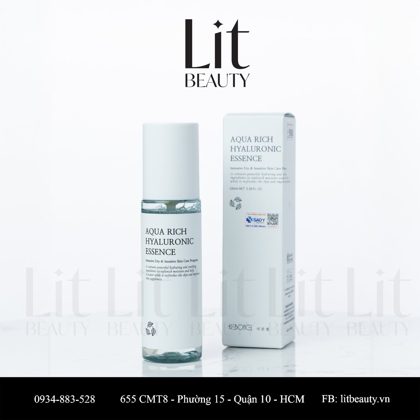 Aqua Rich Hyaluronic Essence - Tinh chất dưỡng ẩm sâu 100ML