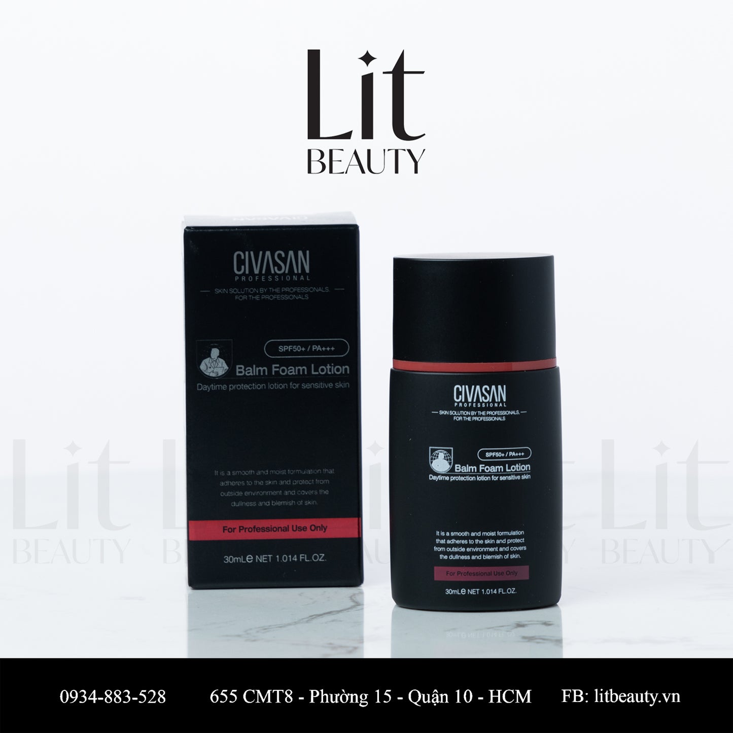 Civisan balm foam lotion sunscreen