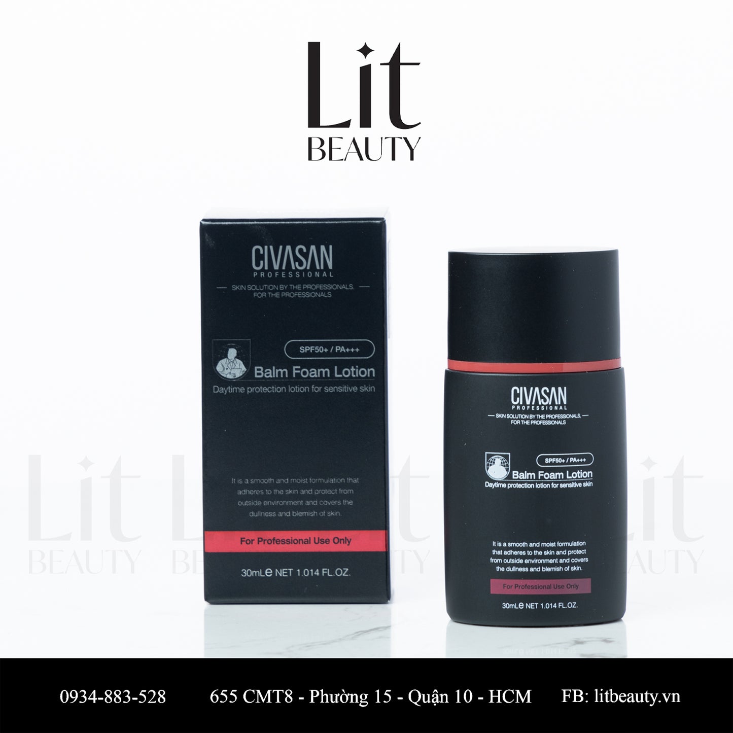 Civisan balm foam lotion sunscreen