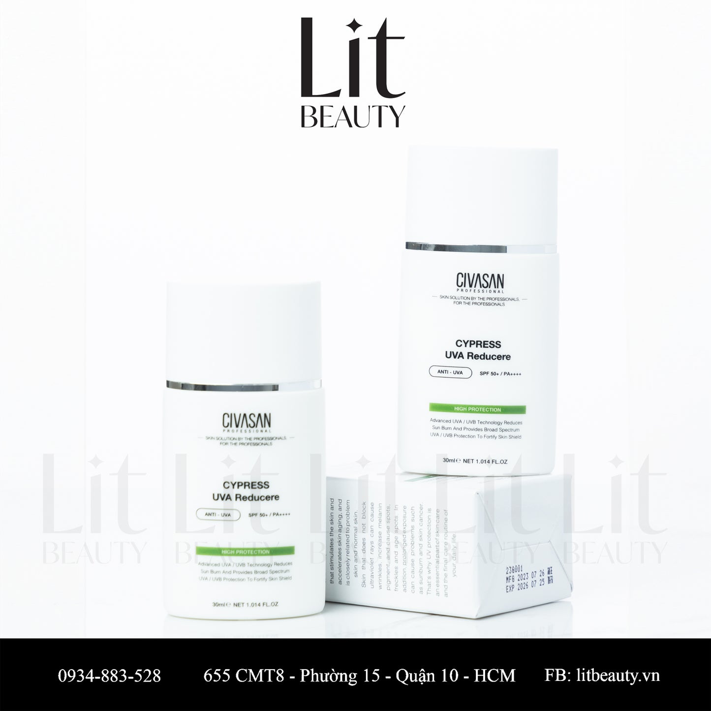 Civasan Cypress Uva Reducere Sunscreen