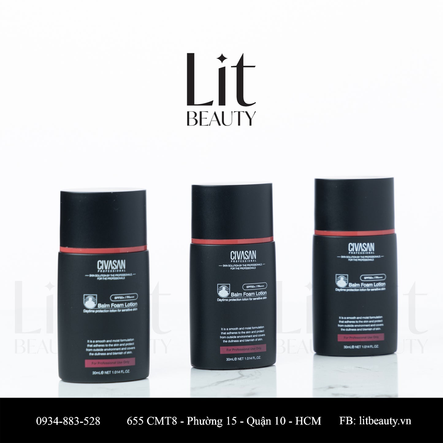 Civisan balm foam lotion sunscreen