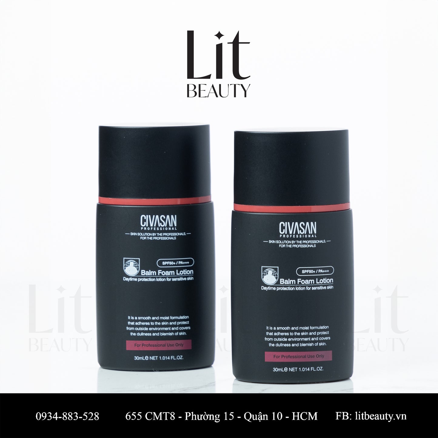 Civisan balm foam lotion sunscreen