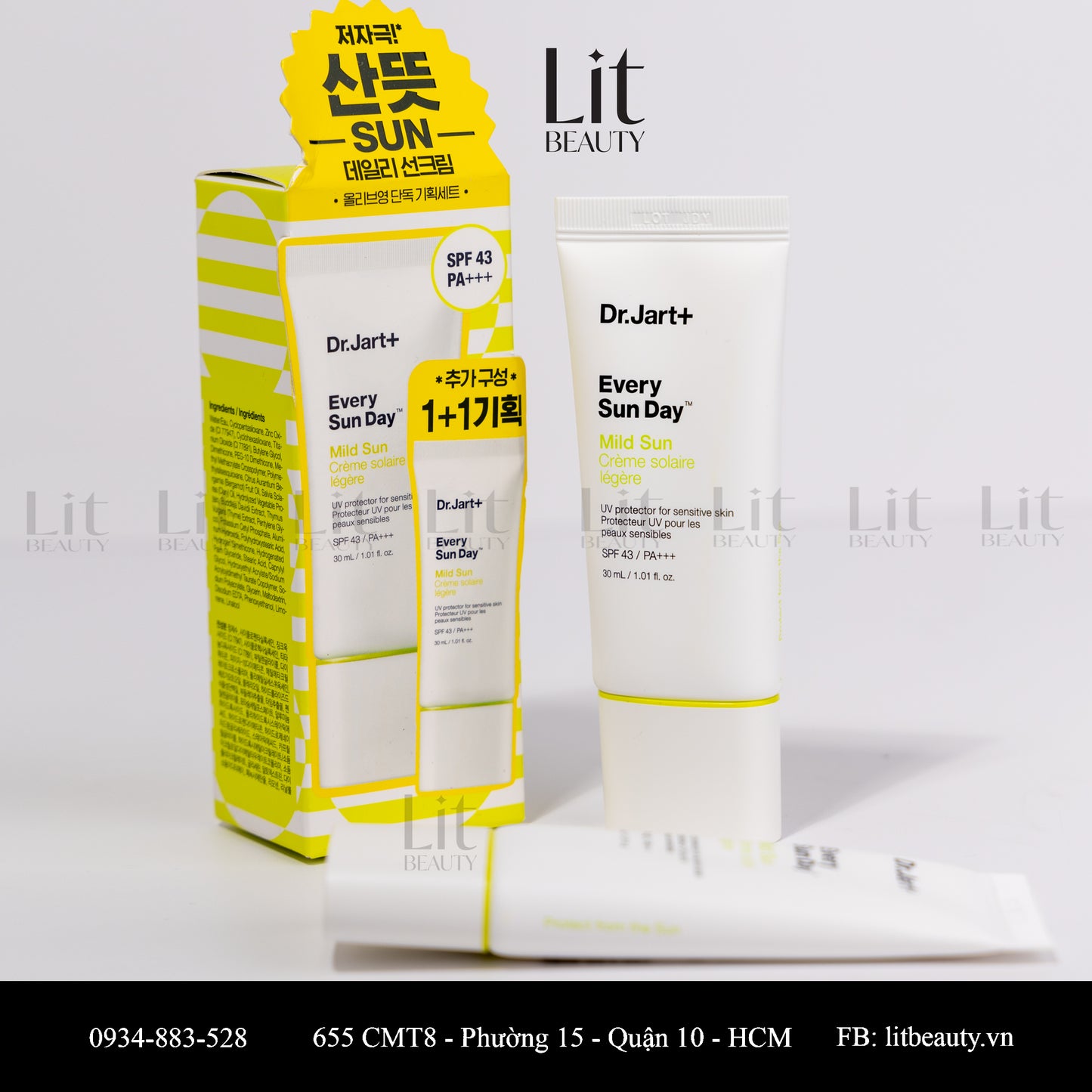 Kem Chống Nắng Vật Lý Dr.Jart Every Sun Day Mild Sun 43/ PA+++ 30ml