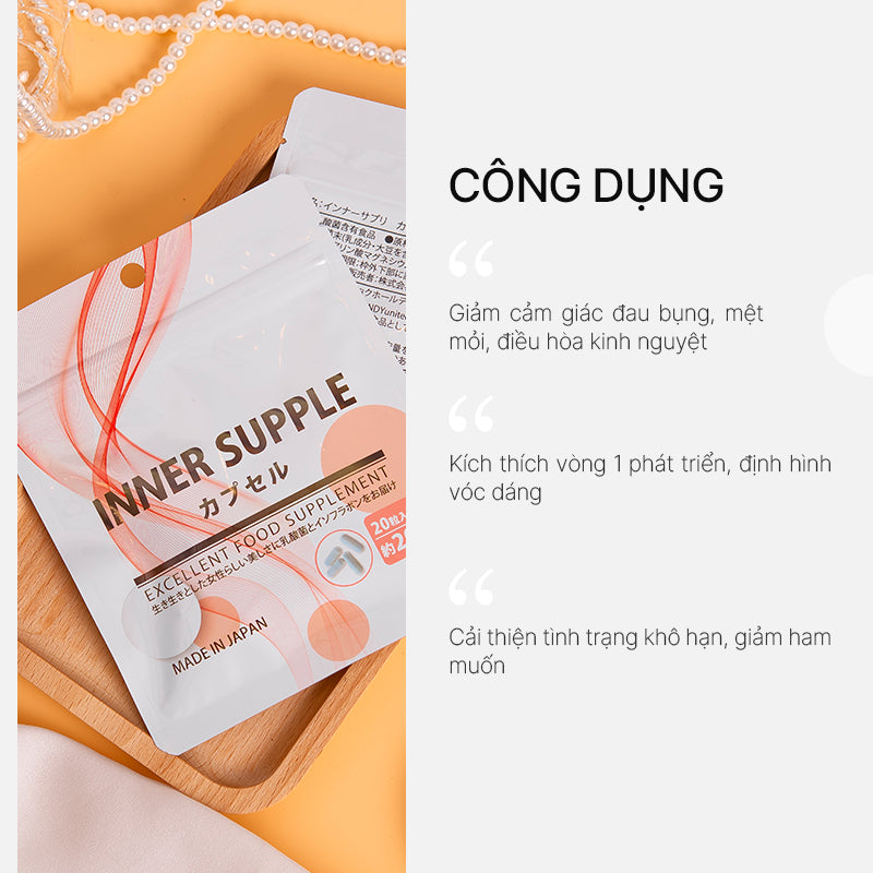 Nước uống cân bằng nội tiết tố nữ Inner Supple