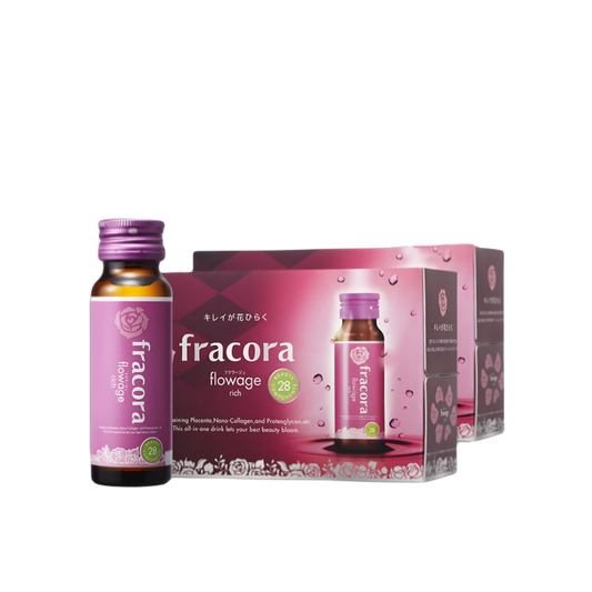 Nước uống Collagen Fracora Flowage Rich hộp 10 chai x 50ml