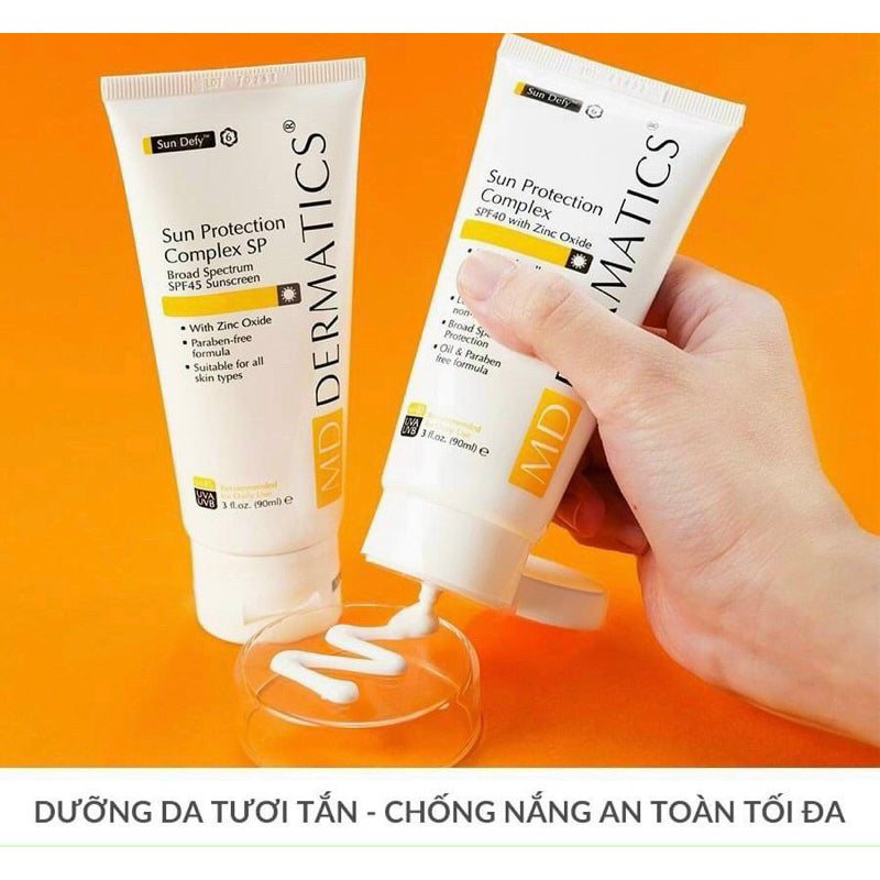 Kem Chống Nắng MD Dermatics Sun Protection Complex SPF 45 SP 90ml