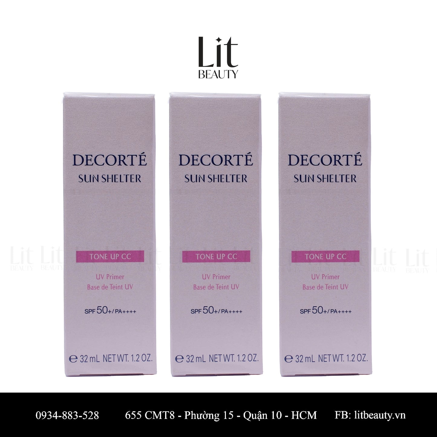 Kem Chống Nắng Decorté Tone Up CC Cream UV Primer (SPF50+/PA ++++) 34ml