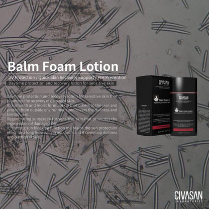 Kem Chống Nắng Civasan Balm Foam Lotion SPF50 30ml - Lotion chống nắng phục hồi da tổn thương, che khuyết điểm, lót makeup