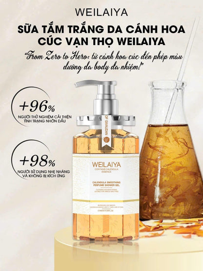 Sữa tắm cánh hoa cúc vạn thọ Weilaiya