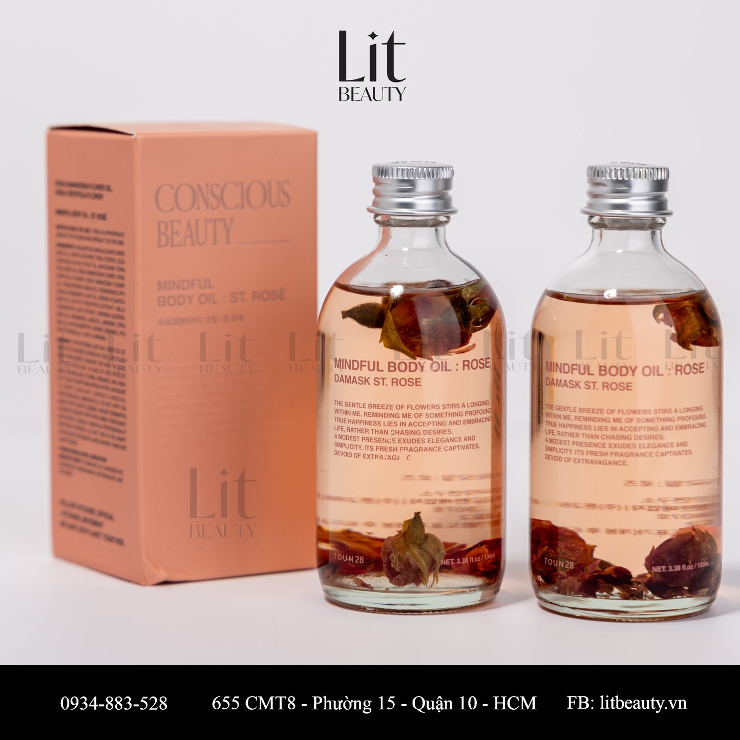 𝐓𝐨𝐮𝐧𝟐𝟖 𝐌𝐈𝐍𝐃𝐅𝐔𝐋 𝐁𝐎𝐃𝐘 𝐎𝐈𝐋 - 𝐑𝐎𝐒𝐄 𝐃𝐀𝐌𝐀𝐒𝐊 𝐒𝐓.𝐑𝐎𝐒𝐄 100ML
