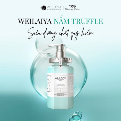 Dầu gội phục hồi đa tầng nấm truffle Weilaiya White Truffle Lightness Shampoo 450ml
