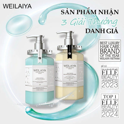 Bộ dầu gội phục hồi đa tầng Nấm Truffle Weilaiya 450ml