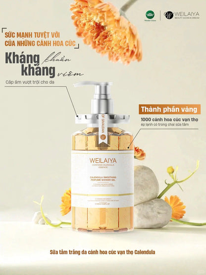 Sữa tắm cánh hoa cúc vạn thọ Weilaiya