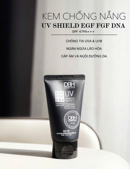 Kem Chống Nắng DBH UV Shield EGF FGF DNA SPF47+/ PA+++, 60ml