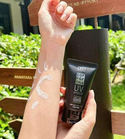 Kem Chống Nắng DBH UV Shield EGF FGF DNA SPF47+/ PA+++, 60ml