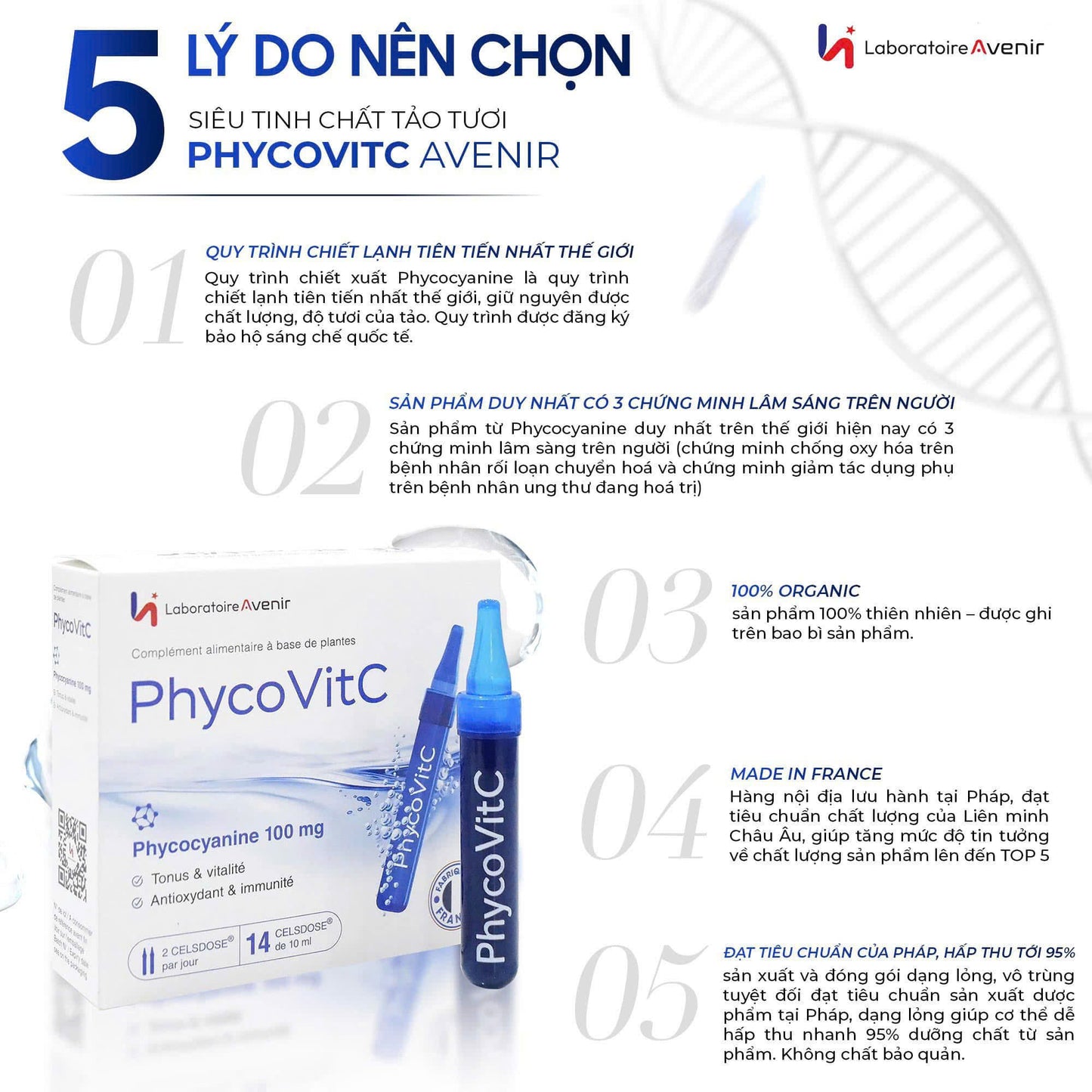 SIÊU TINH CHẤT TẢO PHÁP PHYCOVITC AVENIR