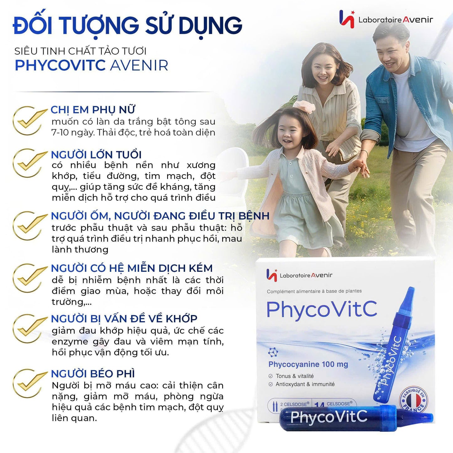 SIÊU TINH CHẤT TẢO PHÁP PHYCOVITC AVENIR